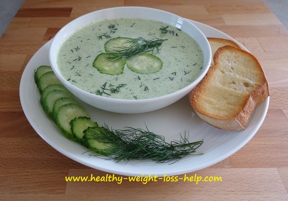 Diet Cucumber Soup Recipe