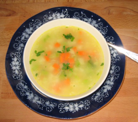 Diet Kohlrabi Soup