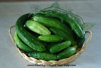 Fresh Cucumbers From Our Garden